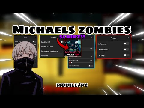 🔥New🔥[Roblox Michaels Zombies] Op Script - Zombie Esp, Knife Aura, Noclip, Walk speed & More (2023)