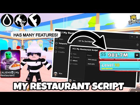 [NEW] My Restaurant Script (2023) | Mobile & PC | Hydrogen • Fluxus