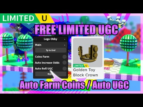 [FREE LIMITED UGC] Lego Obby Fun Escape Script • Auto Farm Coins • Auto UGC