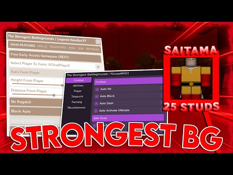 The *BEST* The Strongest Battlegrounds Script - 2023