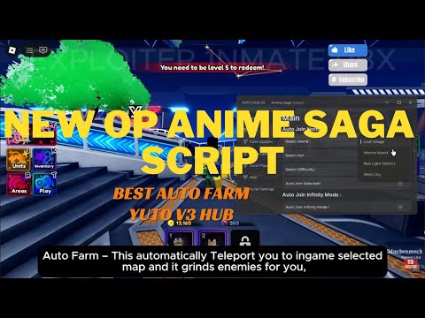 💥NEW OP ANIME SAGA SCRIPT | YUTO HUB V3 | AUTO FARM, AUTO ATTACK, HEAL, SKILLS + MORE | ROBLOX 2025