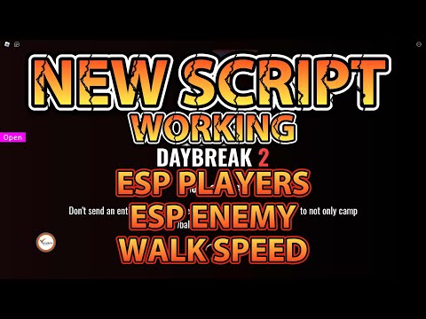 Roblox Daybreak New Script GUI