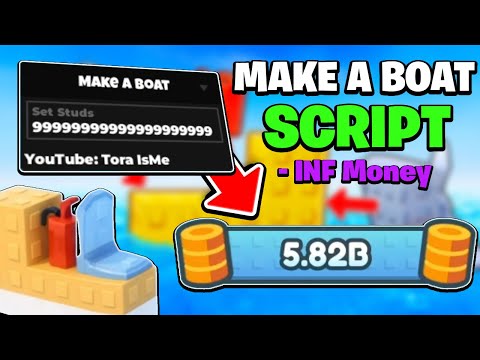 🔑 KEY LESS | Roblox ⛵ Make a Boat SCRIPT! - INF Money - Set Studs!