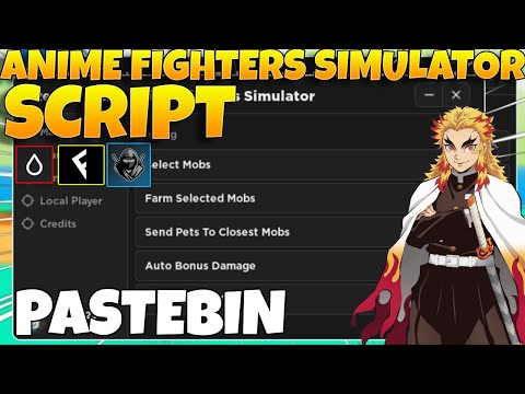 [BEST] Anime Fighters Simulator Script | Auto Farm + Hatch +Auto Time Trial & MORE | PASTEBIN 2023