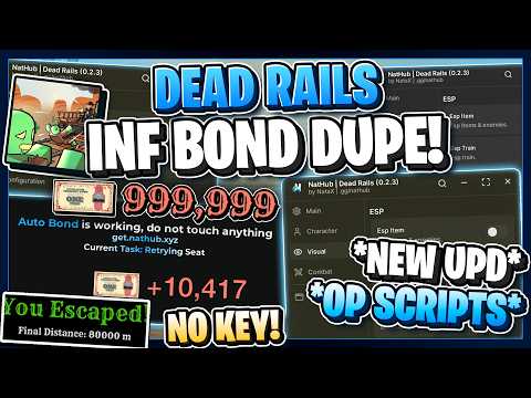 NEW Dead Rails Script *NO KEY* – Survive Hub – Ultimate Auto Bonds, Auto Win, Auto Quests