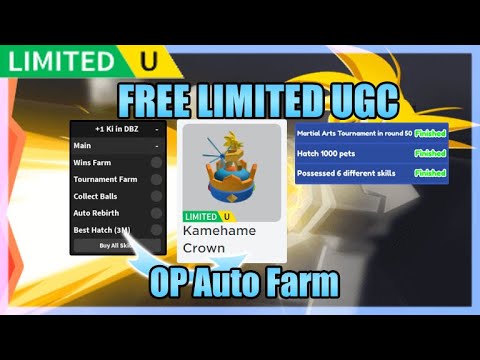 [FREE LIMITED UGC] Every Second +1 Ki in DBZ Script • OP Auto Farm
