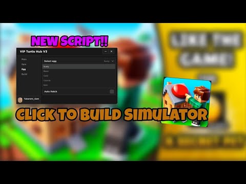 Click To Build Simulator: Auto Click, Auto Collect Dirt, Auto Rebirth Mobile Script