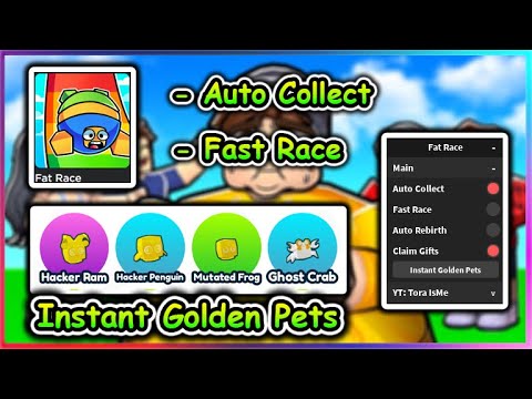Fat Race Script - Instant Golden Pets | Best Farm