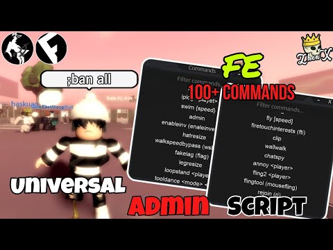 FE Universal Admin Script (2023) - Works on any Games | ArceusX • Fluxus