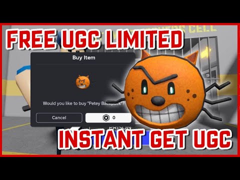 😼FREE UGC BARRY'S PRISON RUN Script • Instant Get UGC (Find All Item)
