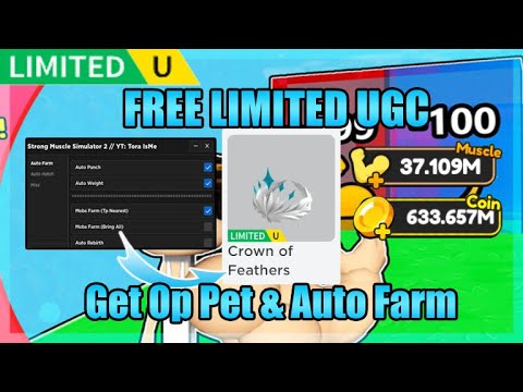 [FREE LIMITED UGC] Strong Muscle Simulator 2 Script • Get OP Pet • Auto Farm