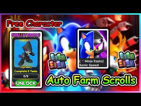 Sonic Speed Simulator Script - Auto Farm Scrolls