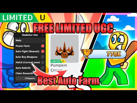 [FREE LIMITED UGC] Gladiator Simulator Script • Best Auto Farm
