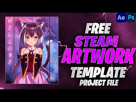 BEST STEAM ARTWORK TEMPLATE AFTER EFFECTS PROJECT FILE 2021 ANIMATED #8