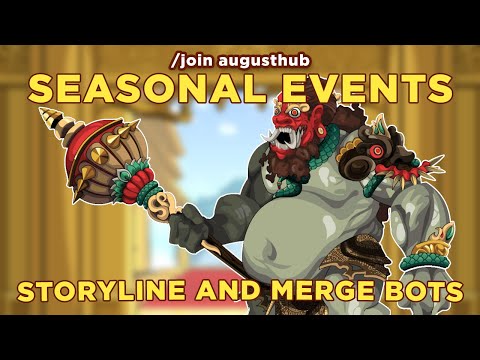 AQW || Seasonal Events - Kala, Rangda, and School (Storyline and Merge Bots) || GRIMLITE REV ||