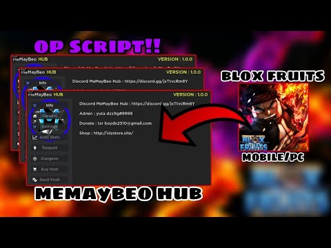 Roblox Blox Fruits | New Script Pastebin | NO KEY SYSTEM REACH MAX LEVEL EASILY & MORE (2023)