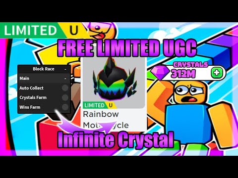 [FREE UGC LIMITED] Block Race Script • Inf Crystal • Auto farm