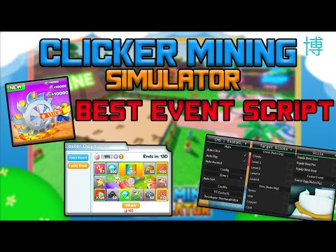 [UPDATED] Roblox Clicker Mining Simulator Script - | Auto Dig Eggs | Auto Farm | *PASTEBIN 2023*