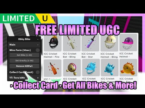 [FREE UGC LIMITED] Obby But You're on a Bike Script • Collect Card • Auto Farm & More