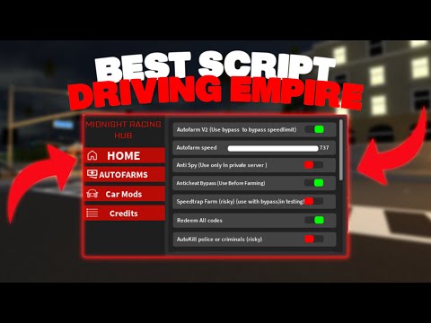 The *BEST* Driving Empire Script Autofarm ($10M+ AN HOUR!)