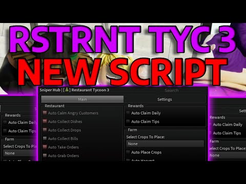 Restaurant Tycoon 3 Script
