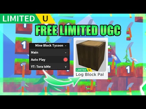 [FREE LIMITED UGC] Mine Block Tycoon Script • Auto Play 