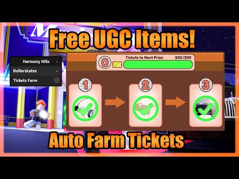 Harmony Hills 🏠 RP Script • Auto Farm Tickets
