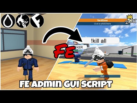 FE Admin GUI Script | Hydrogen • Fluxus