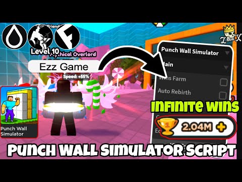 Punch Wall Simulator Script | Infinite Wins and More | Hydrogen • Fluxus
