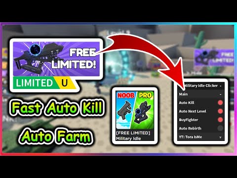 Military Idle Clicker Script - Kill Aura