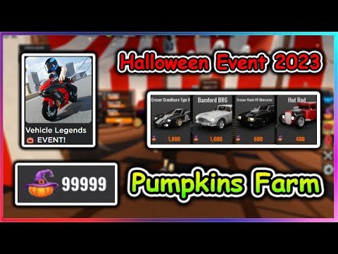 [🎃 EVENT] Roblox Vehicle Legends Script - Pumpkins Farm