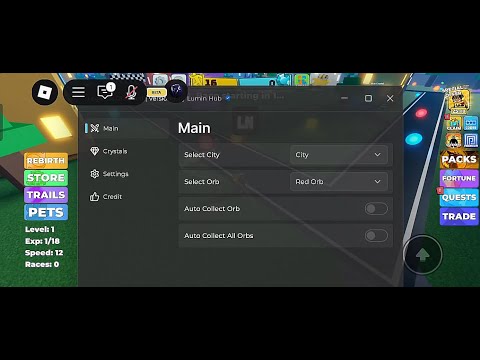 LEGEND  SPEED OP SCRIPT AUTO FARM ORBS | AUTO GEMS 