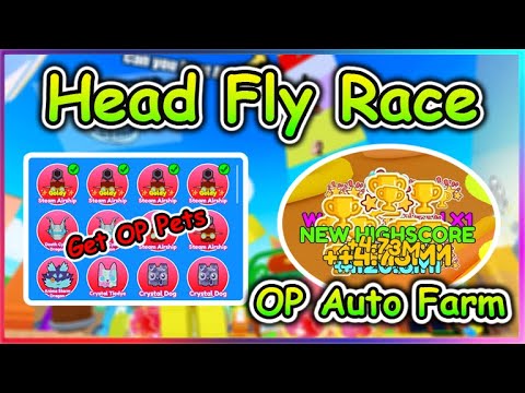 Head Fly Race Script - Get OP Pets | Fast Farm
