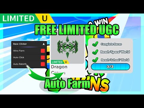 [FREE LIMITED UGC] Race Clicker Script • Auto Farm
