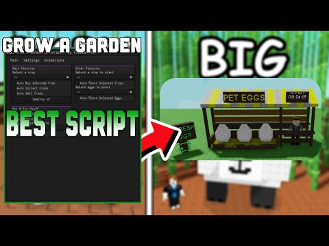 [🐶UPDATE] Grow a Garden 🌶️ BEST Script | Dupe Feed, Auto Buy Eggs & More | 2025