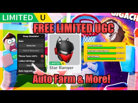 [Free Limited UGC] HOOP SIMULATOR Script • Auto Farm & More