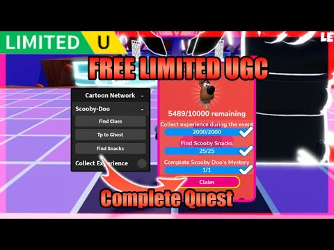 [FREE LIMITED UGC] Cartoon Network Game On Script • Complete Scooby-Doo Quest