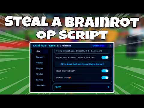 NEW Steal a Brainrot Script 2026 🔥 AUTO STEAL + INSTANT GRAB + BEST ESP!