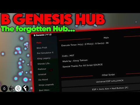 B GENESIS SCRIPT HUB 20+ GAMES 