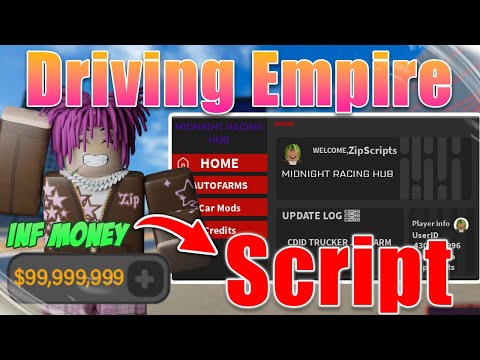 INSANE Driving Empire Script / Autofarm and More! | *Pastebin 2023