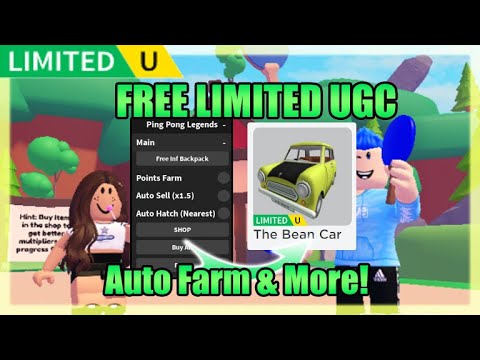 [FREE LIMITED UGC] Ping Pong Legends Script • Auto Farm & More