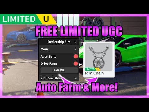 [FREE UGC LIMITED] Dealership Simulator Script • Auto Farm