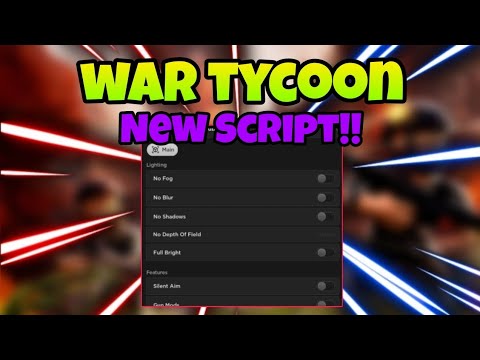 🔥War Tycoon🔥| Mobile Script -  SILENT AIM, God Mods,Player ESP & More | 2024 