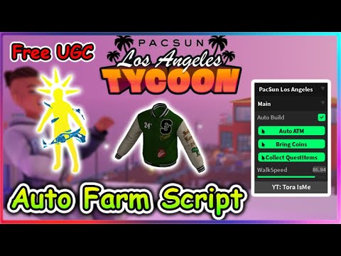 PacSun Los Angeles Tycoon Script - Auto Farm