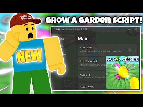 [🐰]Grow a Garden 🍇 Op Script - Auto Farm, Auto Sell, Instant Sell, Auto Plants & More