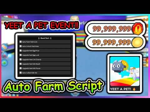 YEET A PET Script - Auto Farm GUI