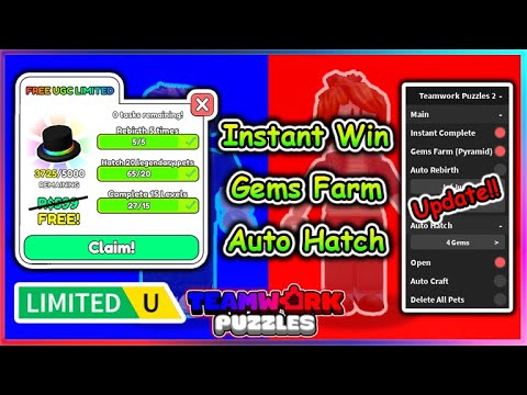 Teamwork Puzzles 2 Script - Auto Farm