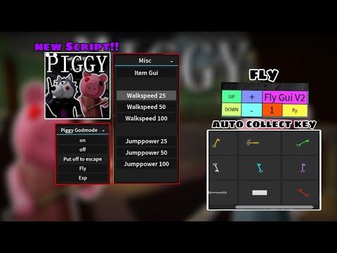 Roblox Piggy | New Script Pastebin | God Mode, Esp, Fly, Collect Key & More (2023)