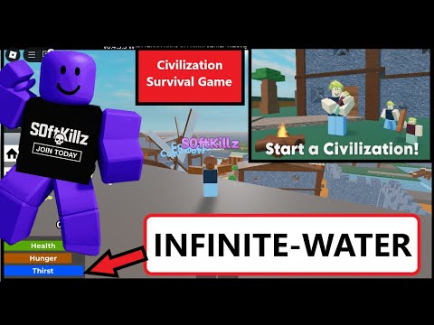 5/6 [NEW] CIVILIZATION SURVIVAL GAME SCRIPT | INF-WATER & MORE