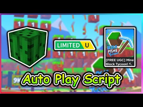 Mine Block Tycoon Script - Auto Play